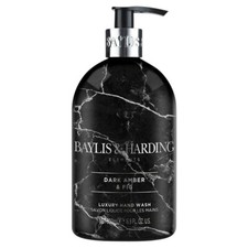 Image of Baylis & Harding Elements Hand Wash - Dark Amber & Fig - 500ml