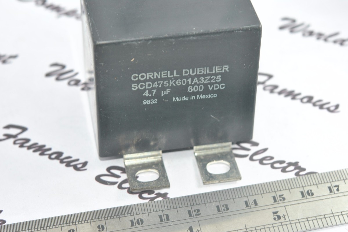 1pcs CDE 4.7uF (4,7µF) 600V SNUBBER Film Capacitor