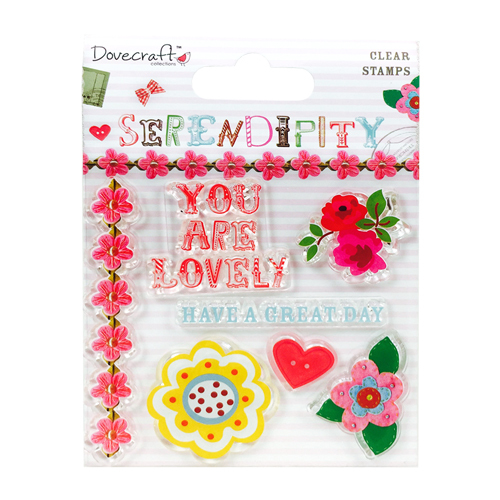 SCHNÄPPCHEN SERENDIPITY CLEAR FLORAL STAMPS FÜR KARTEN UND BASTELN - Bild 1 von 1