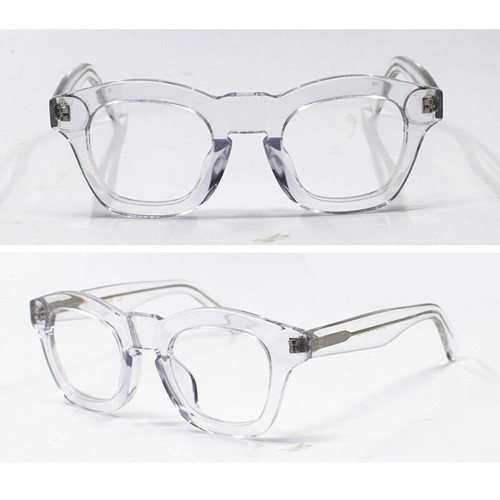 Thick-rim Square Eyeglasses Frames Women Oversized Retro Glasses Men Japanese - Picture 18 of 19