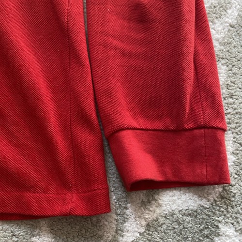 LACOSTE Classic Red Polo Jumper | Fr 5 UK L Men’s Pullover Collared 100% Cotton - Picture 6 of 9