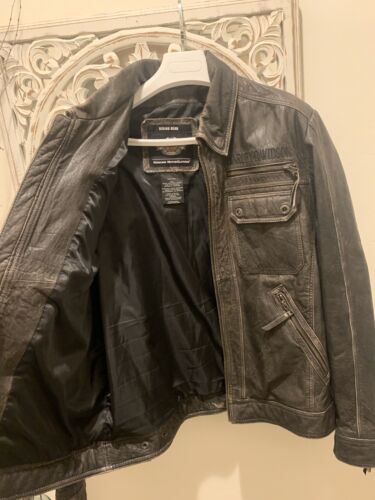 Harley Davidson XL Ramble Buffalo Leather Jacket 97136-13VM - Picture 3 of 8