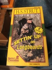 H.S. Strut - Settin' Up On Longbeards VHS 9 turkey hunts hunting Tom Stuckey OOP