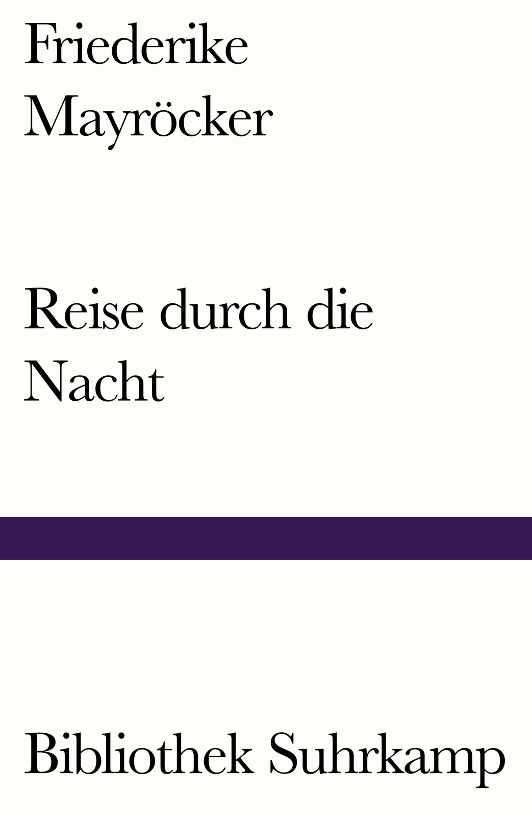 Thumbnail - Friederike Mayröcker / Reise Durch Die Nacht