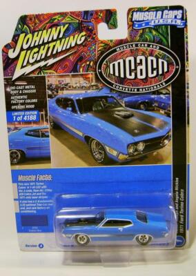 1971 '71 FORD TORINO COBRA V/A MCACN MUSCLE CARS USA JOHNNY LIGHTNING 2023