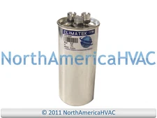 Climatek Motor Run Capacitor 80+5 uF MFD 440 Volt Round Fits Carrier P291-8053RS