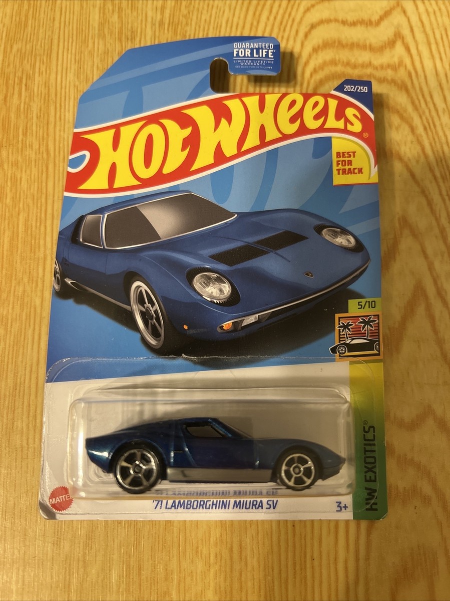 71 Lamborghini Miura SV 202/250 Hot Wheels 2022 HCX02 HW Exotics 5