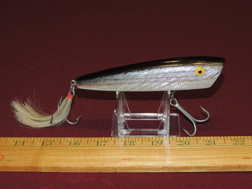 Tough Vintage Rebel Musky Muskie Size Pop R Fishing Lure, 5-1/2" Long 1 Knock #1 - Picture 1 of 10