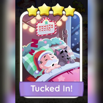 1 x Tucked In ! (    ) - sticker (Gift Thieves - set 12) Mono_poly_go Stickers