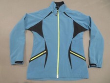 Kerrits Jacket Womens Medium Equestrian Rain Windbreaker Full Zip Blue Pockets
