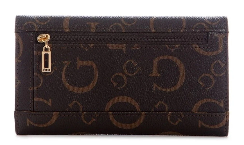 NEW GUESS Women s Large Logo Slim Clutch Wallet Clutch Bag