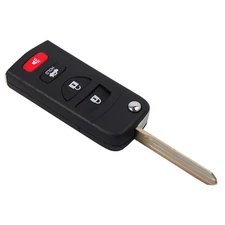 HQRP Folding Flip Modified Key FOB Shell Remote Case for Nissan Altima 2005-06