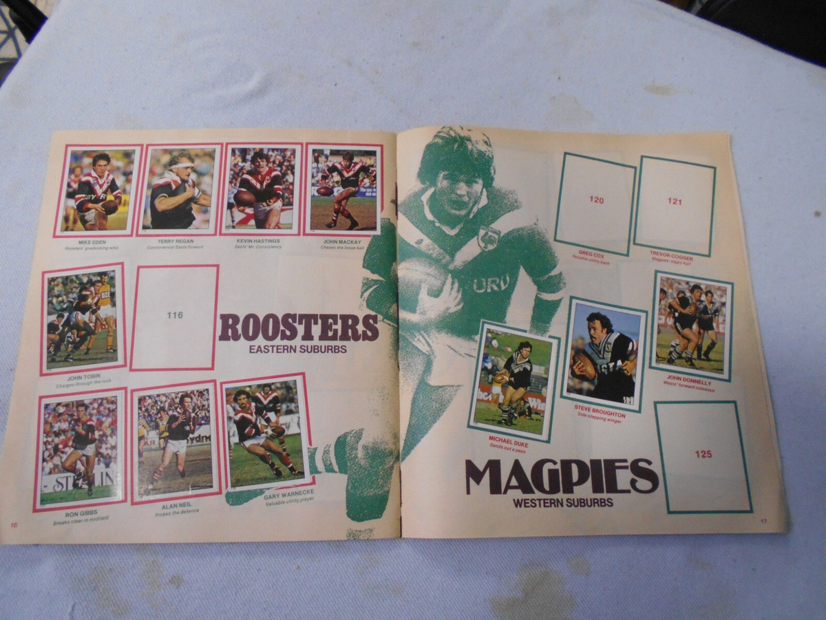 その他 SCANLENS 1984 NRL RUGBY LEAGUE STICKERS T89. PART SET(140 of 172) OF 1984 SCANLENS RUGBY LEAGUE