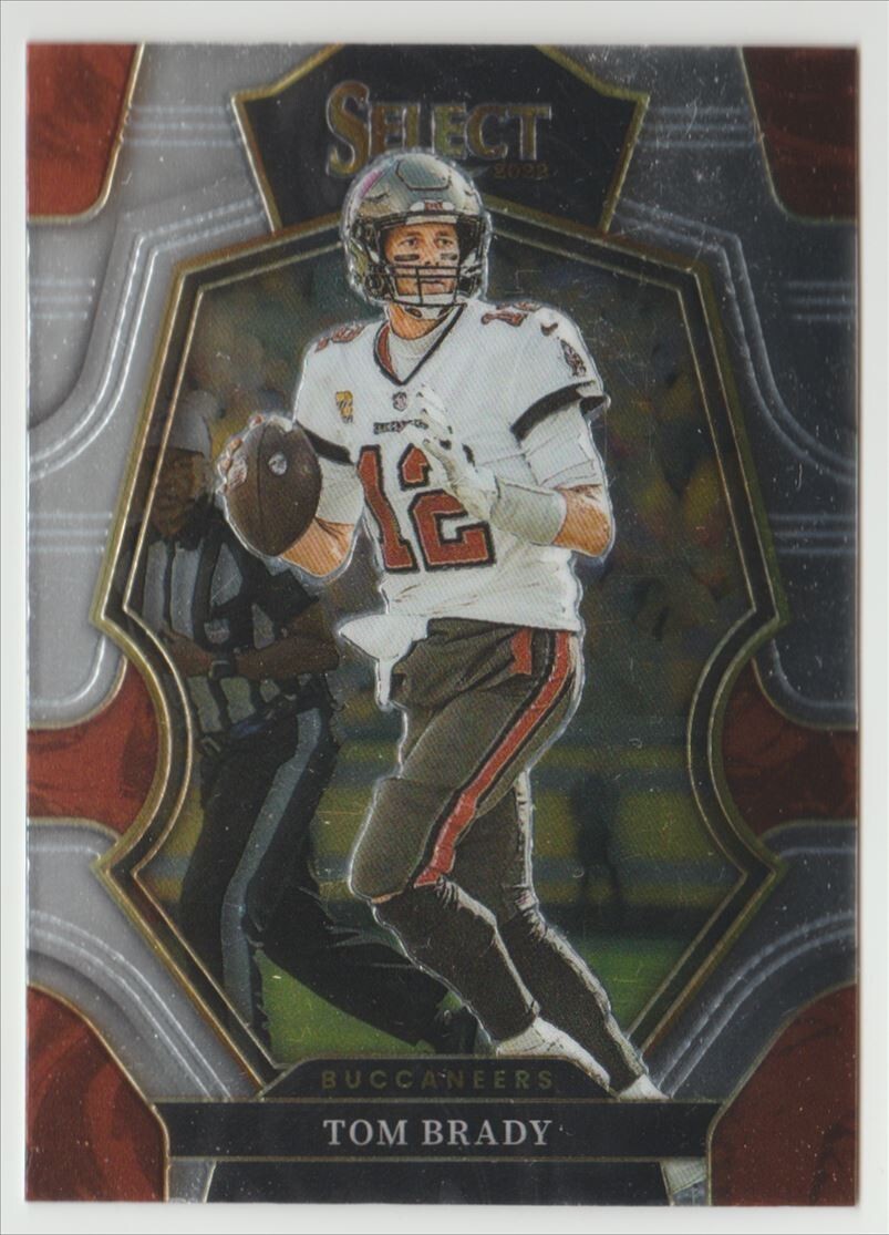 2022 Panini Select #192 Tom Brady Football Card Tampa Bay Buccaneers