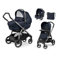 Peg 3in1 Combination Pram Book S Modular Set Xl - Bloom Navy / Frame Jet Peg 3in1 Combination Pram Book S Modular Set Xl - Bloom Navy / Frame Jet