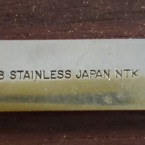 Vtg MCM Noritake Eros Cheese ButterKnife Replacement Retired GreekKey Serpentine - Picture 3 of 4