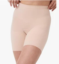 Spanx 2744 Power Shorts Shaper Soft Nude Size 1X