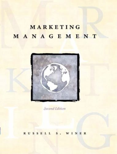Marketing Management by Russell S. Winer (2003, Hardcover) - Imagen 1 de 1