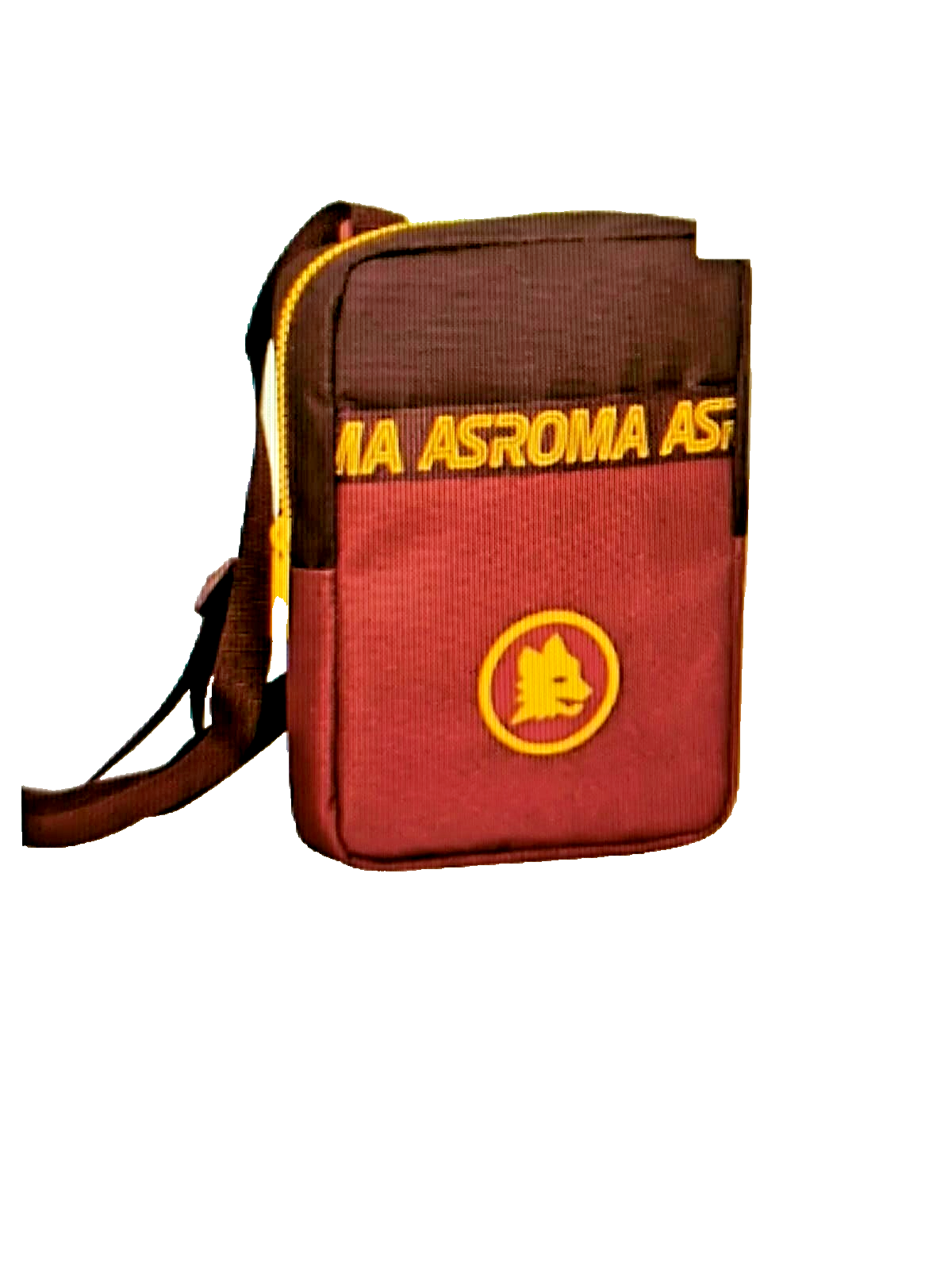 AC ROMA SQUARE SHOULDER BAG TRACOLLA PRODOTTO UFFICIALE