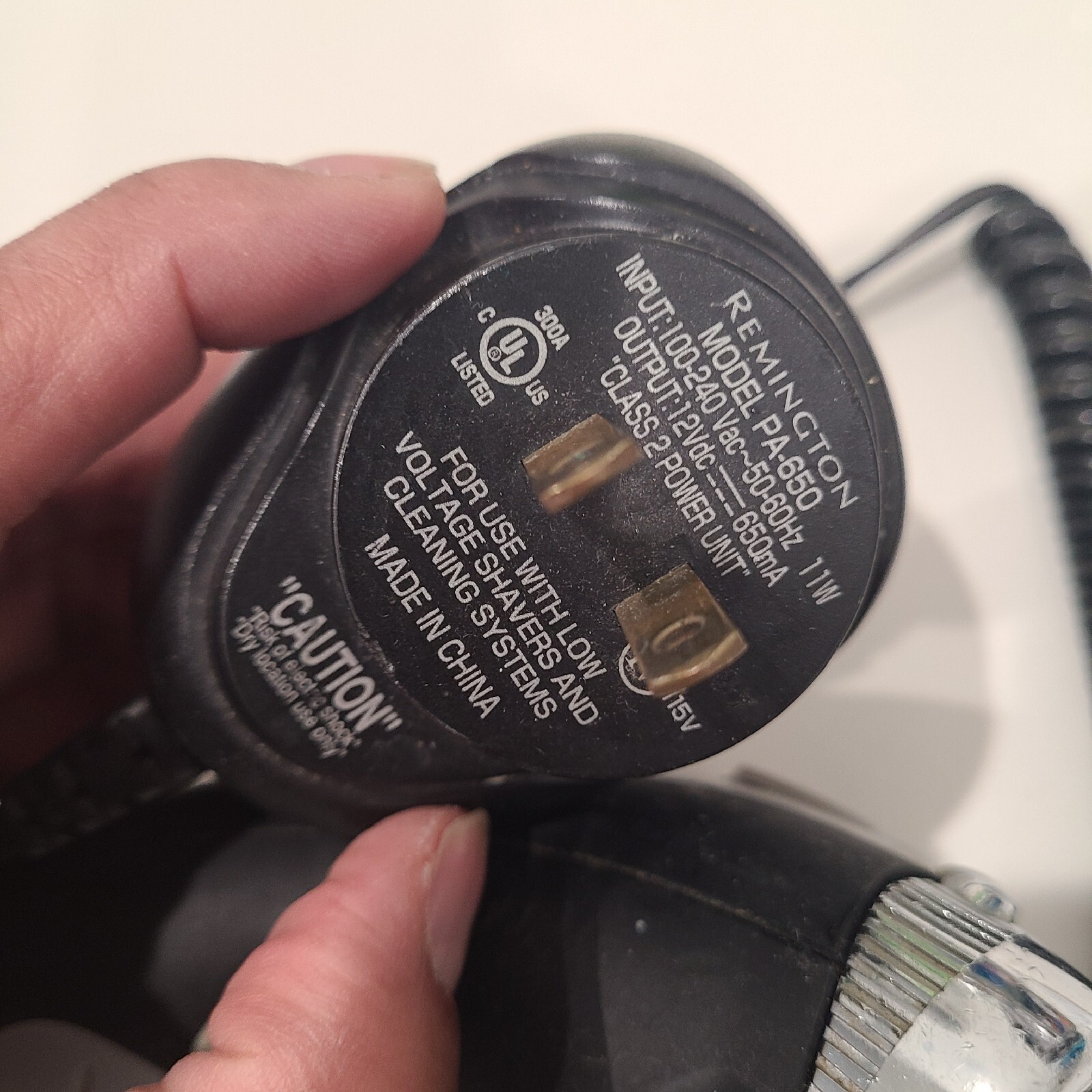 Remington Titan Corded Electric Rotary Shaver Head, PA-650 Adapter Parts