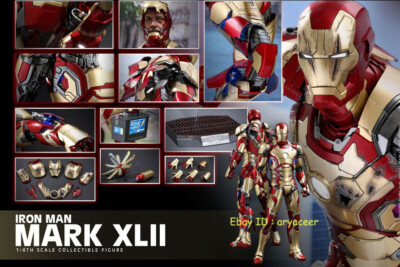 Hot Toys QS007 Iron Man 3 Mark XLII 1/4 Action Figure Model In