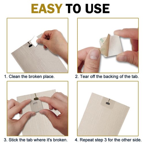 	Vertical Blind Repair Tabs / Blind Fixer Tabs / Verticle Blind Repair Kit	 - Picture 7 of 7