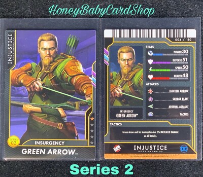 Injustice Arcade GEM MINT Series 2 Card 3 Insurgency Deathstroke Holofoil
