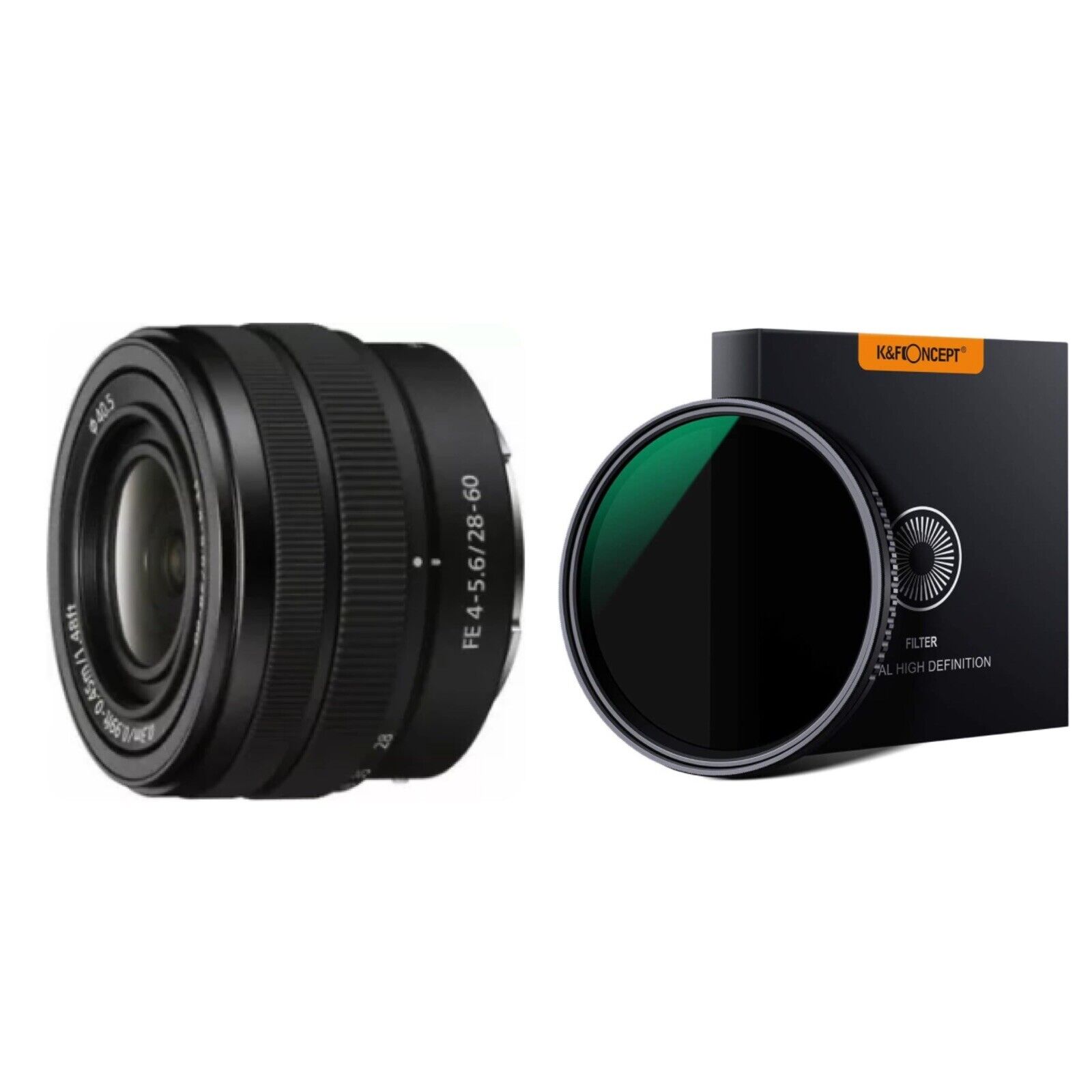 Sony FE 28-60mm F4-5.6 Zoom Lens - E-Mount + K&F Concept ND Filter