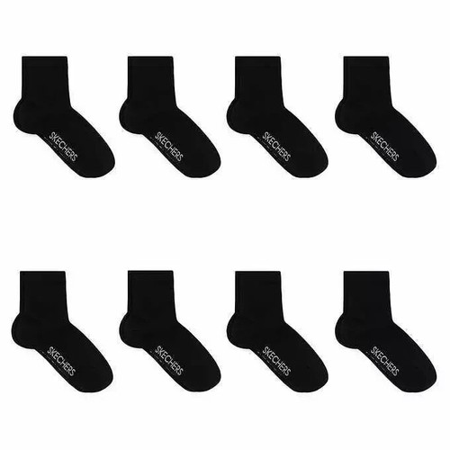 Skechers Ladies' Sock, 8-pair Color:(Black) - Picture 2 of 3