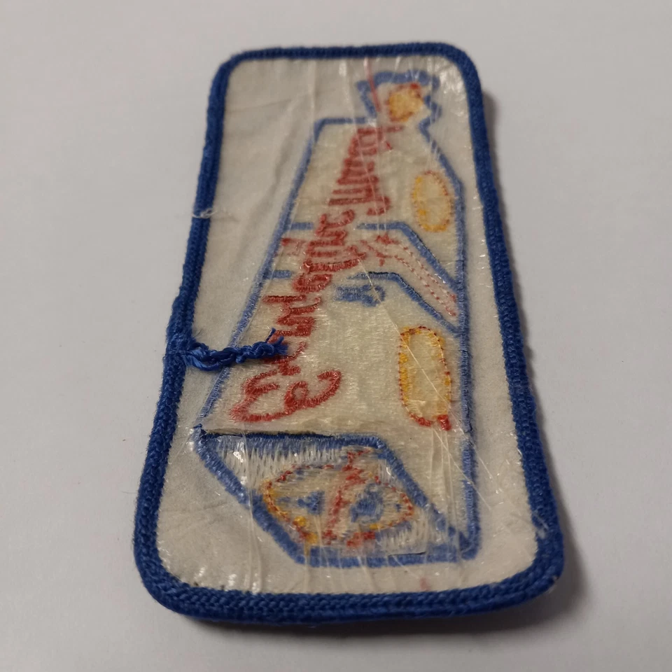 Parche uniforme Evangeline Maid Bread vintage rectangular grande Louisiana Lafayette  Foto 3 de 4