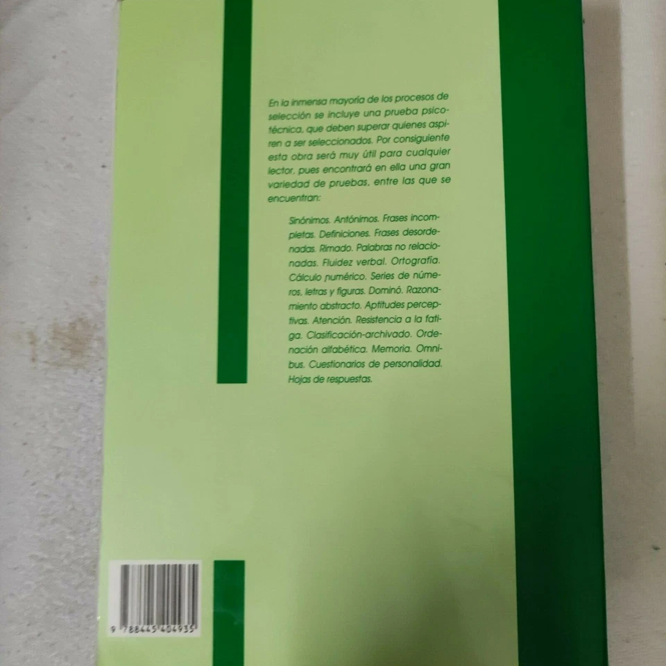 Tests psicotécnicos / Fernández Muñoz, Ángel 3 edición - Imagen 2 de 4
