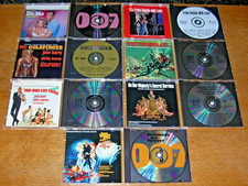 JAMES BOND CD FILM SCORE SOUNDTRACK LOT, JOHN BARRY, SEAN CONNERY, ROGER MOORE