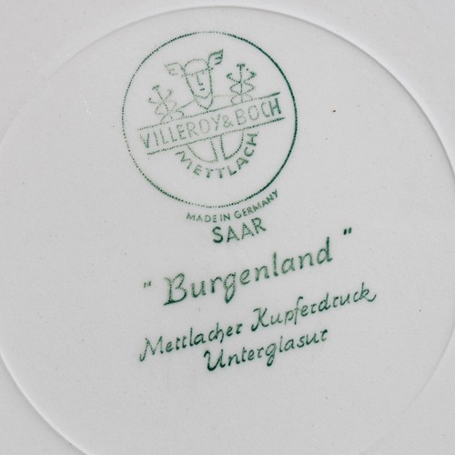 Set de 5 anciennes assiettes plates Villeroy & Boch modèle Burgenland ø 21 cm - Picture 3 of 3