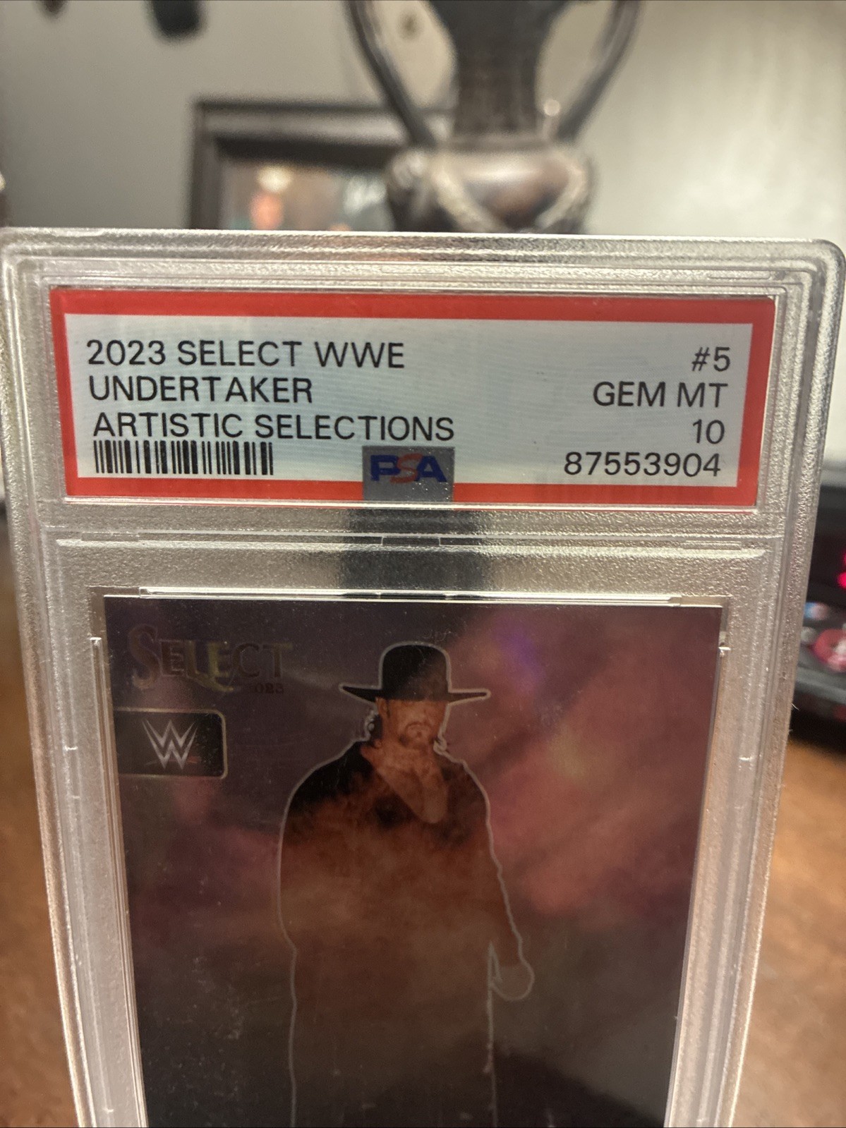 WWE 2023 Panini Select Undertaker Artistic Selections PSA Gem Mint 10 SSP view 3