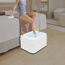 Spa Massage Adjustable Temperature Foot Bath Tub Pull Out Shower Foot Soak Tub