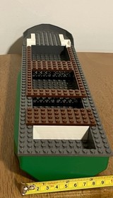 LEGO Boat Hull Lot Farm Line Green Cargo Ship Fire Red Rescue City 4642 Harbor 