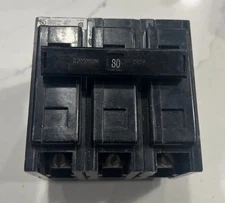 USED EATON Cutler Hammer BAB BAB3080H 3 Pole 80 Amp 240V Bolt on