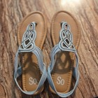 Womens clothes and shoes These are SO Brand sandals featuring a rhinestone — photo 2