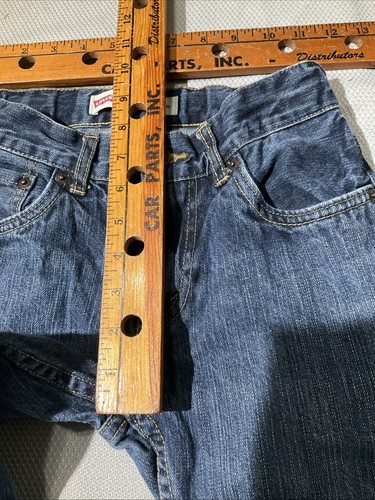Levis Jeans Youth Boys Sz 10 Blue 505 Regular Straight Denim Casual Pants - Picture 10 of 15