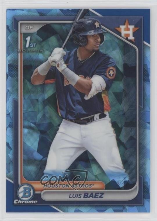 2024 Bowman Sapphire Edition Chrome Prospects Luis Baez #BCP-66 3t8