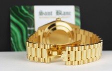 ROLEX - 18kt Gold Day Date 40 President Silver Motif Index 228238 - SANT BLANC 7