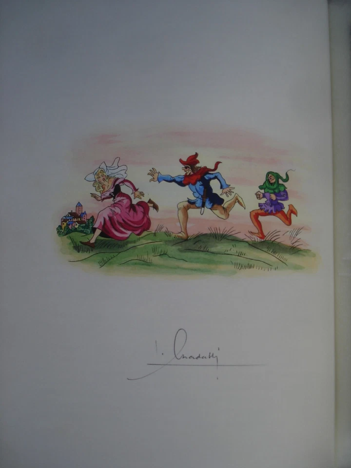 BOCCACE - GRADASSI - DECAMERON  - DESSIN ORIGINAL SIGNE - Photo 3/4