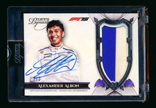 2025 Topps Dynasty F1 #DAP-AALII Alexander Albon Black Patch Autograph #2/2