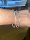 Native Etched Cuff Bracelets Vtg 925 Sterling Silver
