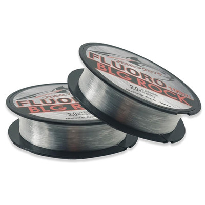 Angelschnur Monofilament 100 m klare Fluorocarbon für Süßwasser & Salzwasser
