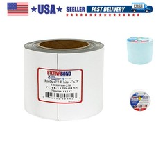 RoofSeal White 4" x25' MicroSealant UV Stable RV Roof Seal Repair Tape  35 m...