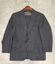 Vtg Brooks Brothers Brooksgate Pinstripe Wool Suit 38L Pants 34/33 Old MONEY  