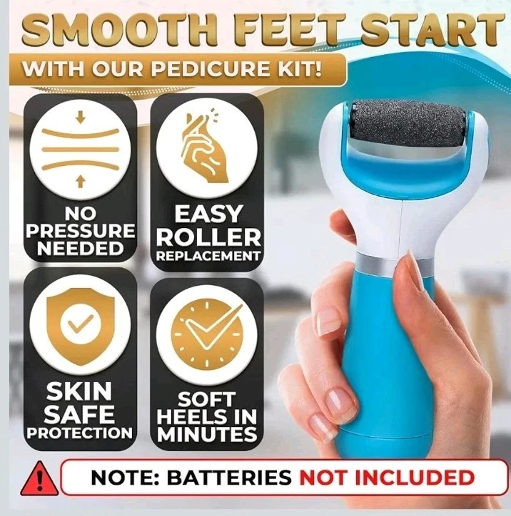 Removedor electrónico de callos de pedicura Pedi Perfect para pies Foto 4 de 4