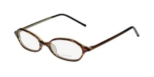 NEW VERA WANG V132 EYEGLASS FRAME PLASTIC FULL-RIM BROWN JAPAN CAT EYE 46-17-136