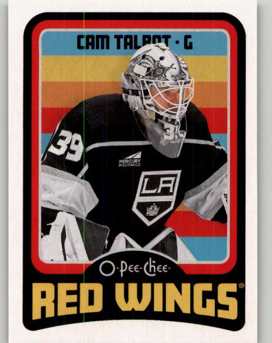 2024-25 O-Pee-Chee Cam Talbot Pee-Chee - Retro #518 Los Angeles Kings